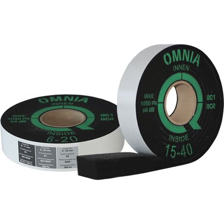 greenteQ Multifunktionsband OMNIA BG1 Fugenbreite: 6 - 20 mm Bautiefe: 60 mm Länge: 8 m greenteQ Multifunktionsband OMNIA BG1 Fugenbreite: 6 - 20 mm Bautiefe: 60 mm Länge: 8 m