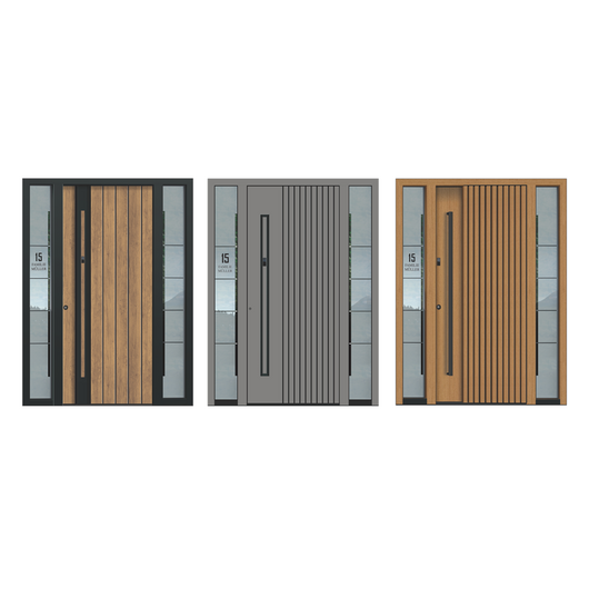 Inotherm Aluminium Haustür Profilsystem: Exclusiv 3D Aluminium Haustür Exclusiv Haustuer 90076-003 Inotherm Aluminium Haustür Profilsystem: Exclusiv 3D Aluminium Haustür Exclusiv Haustuer 90076-003