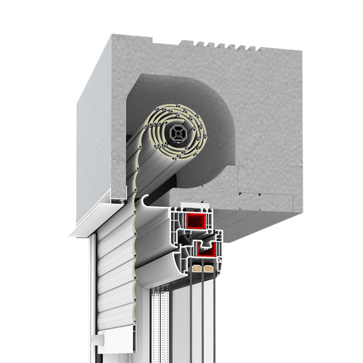 RS Styropor Aufsatzrollladen Profilsystem: RS Styropor Aufsatzrollladen mit Revision Außen Styropor Rollladen RS Styropor 90080-002 RS Styropor Aufsatzrollladen Profilsystem: RS Styropor Aufsatzrollladen mit Revision Außen Styropor Rollladen RS Styropor 90080-002