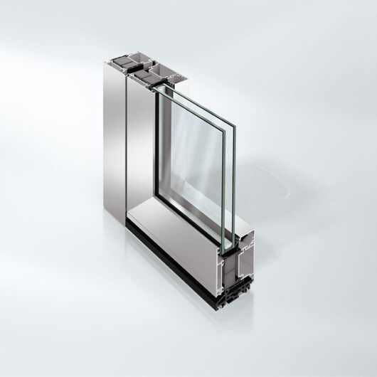 Schüco Aluminium Nebeneingangstür Profilsystem: ADS 75.SI Aluminium Nebeneingangstür ADS 75 SI Alutuer 90124-002