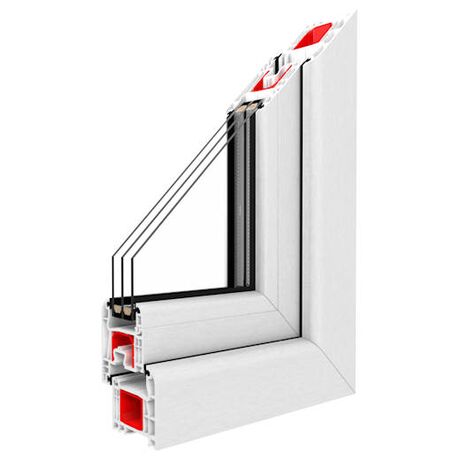 Drutex Kunststoff Fenster Profilsystem: Iglo Ext