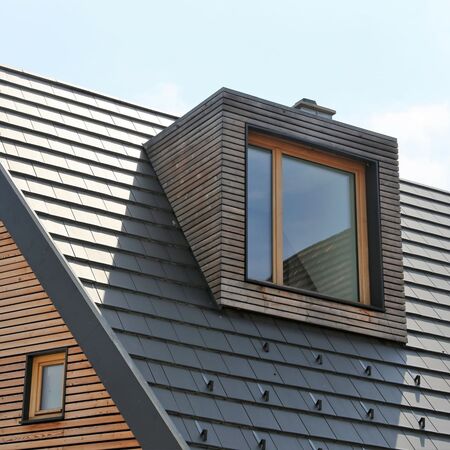 Bild modernes Dachgaubenfenster Holz