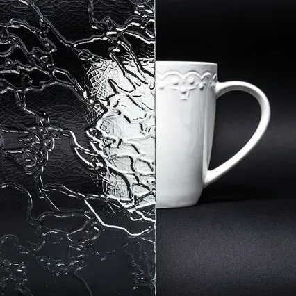 Bild Durchsicht der Ornamentglas Delta 4