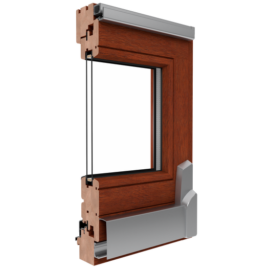 Drutex Holz PSK - Tür Profilsystem: Softline 78 Meranti Holz PSKtür Softline 78 Meranti 90049-005