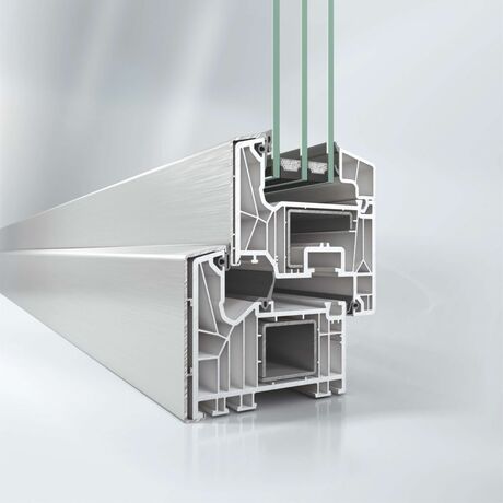 Schüco Kunststoff Aluminium Fenster Profilsystem: Living 82 TopAlu