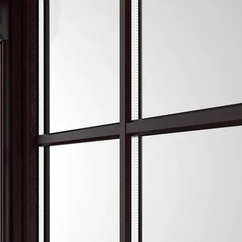Bild Wiener Sprossen aus Holz aufliegend in Fensterfarbe