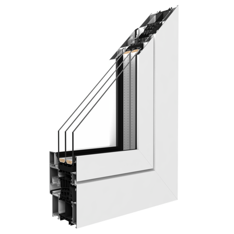 Aluprof Aluminium Balkontür Profilsystem: MB-86 SI