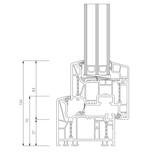 Schüco Kunststoff Aluminium Fenster Profilsystem: Living 82 TopAlu