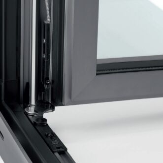 Bild Verdeckte Beschläge bei Aluminium Fenster Aluprof AluPilot