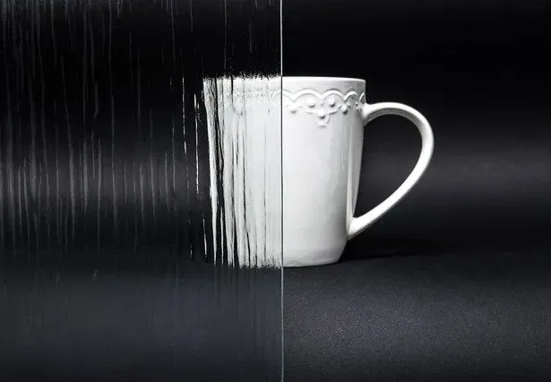 Bild Durchsicht der Ornamentglas  Streifen 4