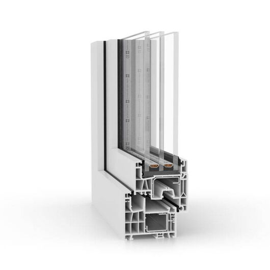 Aluplast Kunststoff PSK-Tür Profilsystem: IDEAL Neo MD 76 Kunststoff PSKtür IDEAL Neo MD 76 90043-002