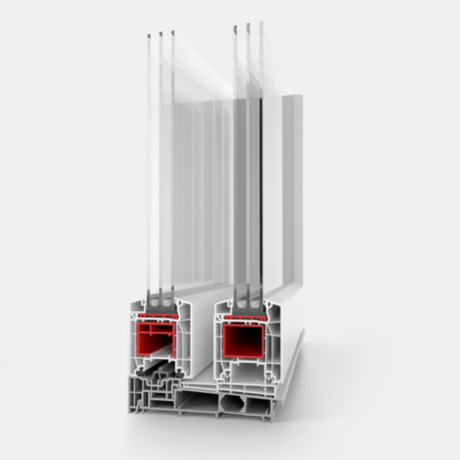 Aluplast Kunststoff Hebe-Schiebetür Profilsystem: HST 85 Standard Aluplast Kunststoff Hebe-Schiebetür Profilsystem: HST 85 Standard