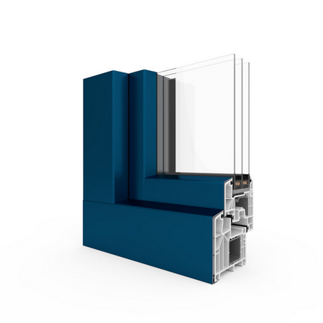 Aluplast Kunststoff Aluminium Fenster Profilsystem: Ideal 8000 Aluskin