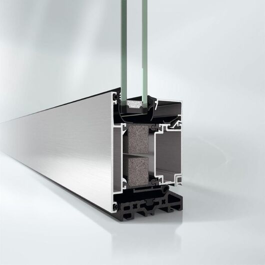 Schüco Aluminium Nebeneingangstür Profilsystem: ADS 75.SI Aluminium Nebeneingangstür ADS 75 SI Alutuer 90124-002