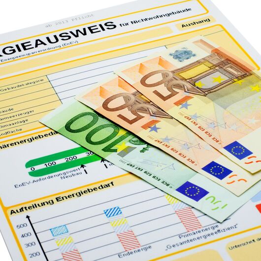 Bild Mit guter und günstiger Energieausweis und Energiesparfenster kann man viel Geld sparen