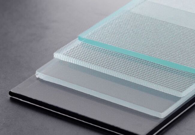 Bild Verschiedene Türgläser für Aluminium, Kunststoff und Holztüren