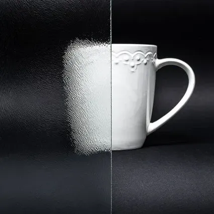 Bild Durchsicht der Ornamentglas Chinchilla weiß 4
