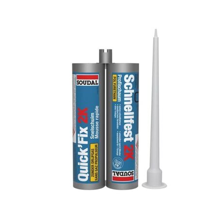 Soudal 2K Schnellfest 210 ml – Schnellschaum für Türzargen, Fensterbänke und Treppenstufen Soudal 2K Schnellfest 210 ml – Schnellschaum für Türzargen, Fensterbänke und Treppenstufen