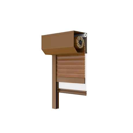 Aluprof Aluminium Vorsatzrollladen Profilsystem: Aluprof SK 45 Grad   Insektenschutz