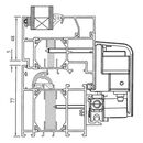 Drutex Aluminium PSK-Tür Profilsystem: MB-70 HI Drutex Aluminium PSK-Tür Profilsystem: MB-70 HI