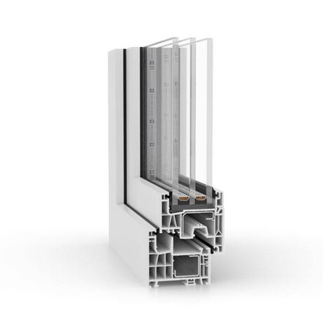 Aluplast Kunststoff PSK-Tür Profilsystem: IDEAL Neo MD 76