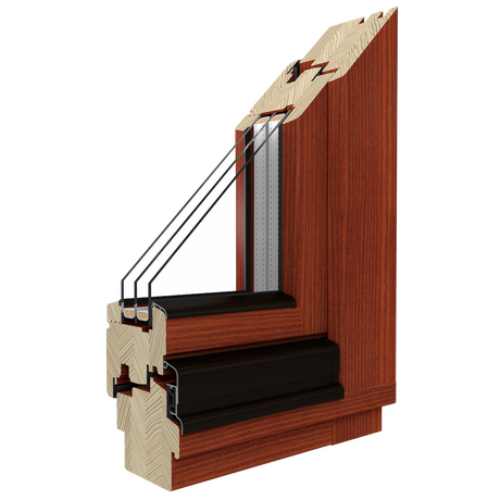 Drutex Holz Balkontür Profilsystem: Softline-88 (Kiefer)