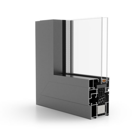 Aluprof Aluminium Balkontür Profilsystem: MB-79N SI