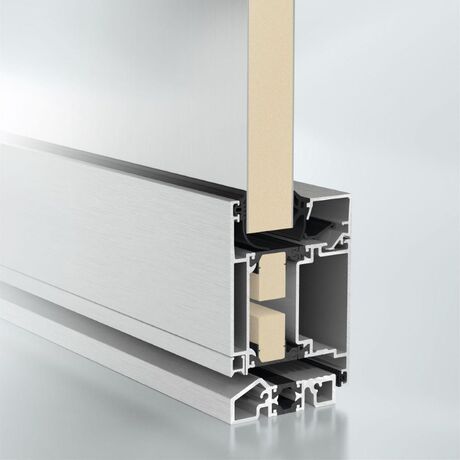 Schüco Aluminium Nebeneingangstür Profilsystem: ADS 70.HI