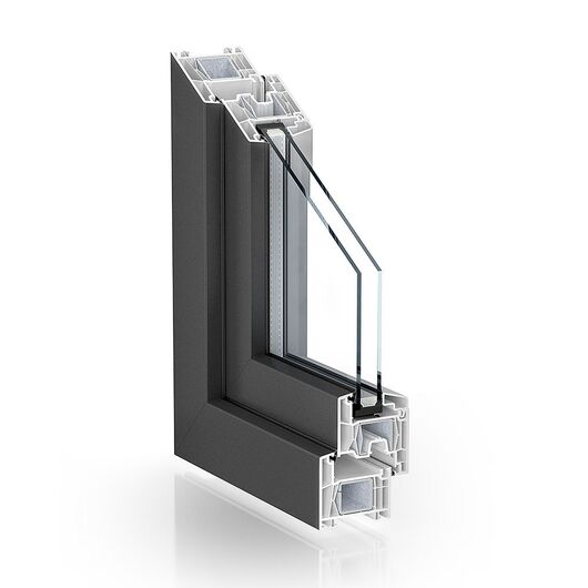 Kömmerling Kunststoff Fenster Profilsystem: Standard 70 AD Kunststoff Fenster Standard 70 AD 90004-001