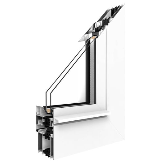 Drutex Aluminium Fenster Profilsystem: MB-70 Aluminium Fenster MB-70 90010-002