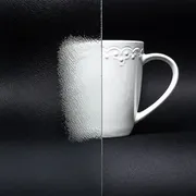 Bild Durchsicht der Ornamentglas Chinchilla weiß 4