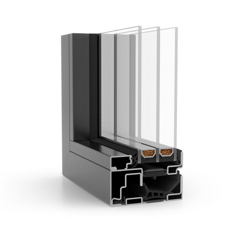 Eko Okna Stahl Fenster Profilsystem: Unico XS