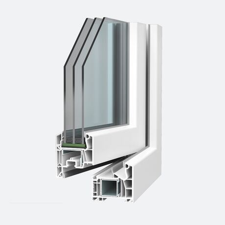 Veka Kunststoff Balkontüren Profilsystem: Softline 76 MD