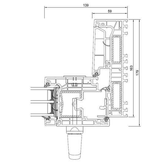 Drutex Kunststoff Schiebesystem Profilsystem: Iglo Slide Drutex Kunststoff Schiebesystem Profilsystem: Iglo Slide