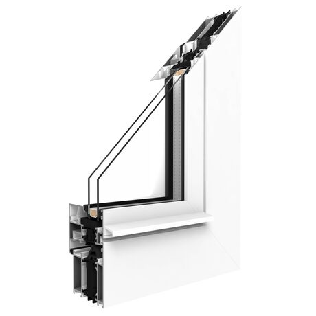 Aluprof Aluminium Balkontür Profilsystem: MB-70 HI