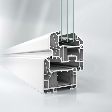 Schüco Kunststoff Fenster Profilsystem: Living 82 AS Rondo
