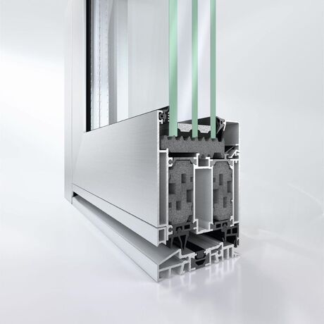 Schüco Aluminium Nebeneingangstür Profilsystem: AD UP 90.SI