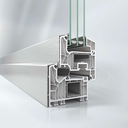 Schüco Kunststoff Aluminium Fenster Profilsystem: Living 82 TopAlu