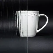 Bild Durchsicht der Ornamentglas  Streifen 4