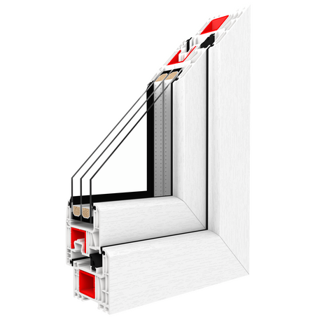 Drutex Kunststoff Fenster Profilsystem: Iglo Energy Classic