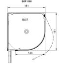 Aluprof Aluminium Vorsatzrollladen Profilsystem: Aluprof SKP Halbrund-Rollladen