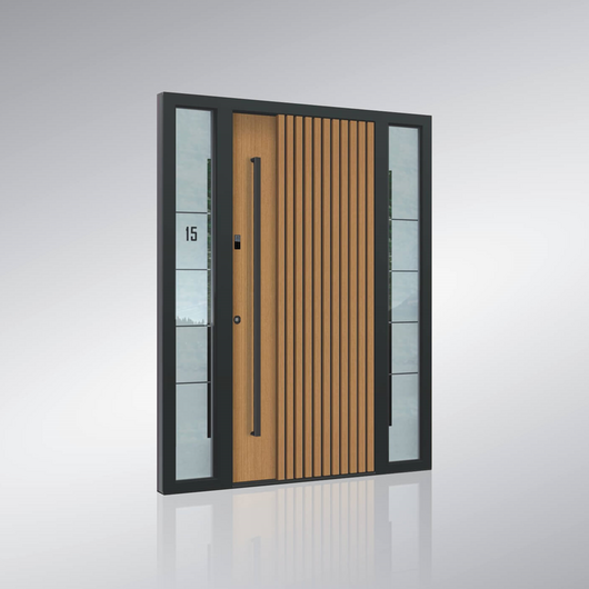 Inotherm Aluminium Haustür Profilsystem: Exclusiv 3D Aluminium Haustür Exclusiv Haustuer 90076-003 Inotherm Aluminium Haustür Profilsystem: Exclusiv 3D Aluminium Haustür Exclusiv Haustuer 90076-003