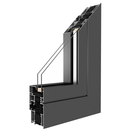 Drutex Aluminium Fenster Profilsystem: MB-79N Si Drutex Aluminium Fenster Profilsystem: MB-79N Si