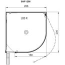 Aluprof Aluminium Vorsatzrollladen Profilsystem: Aluprof SKP Halbrund-Rollladen
