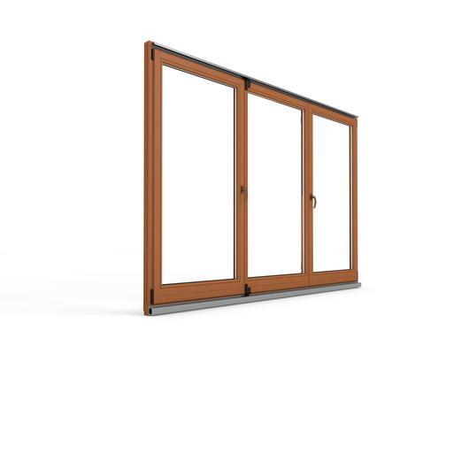 Drutex Holz Faltschiebetür Profilsystem: Softline-68 (Meranti) Holz / Meranti Faltschiebetür Softline-68 Faltanlage 90079-002