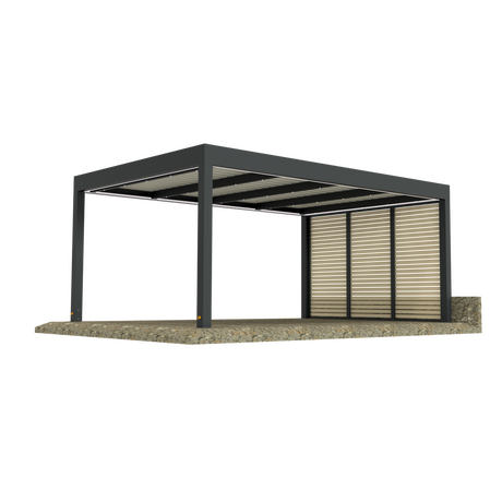 TERRA Carport Profilsystem: Modern (Doppelcarport)