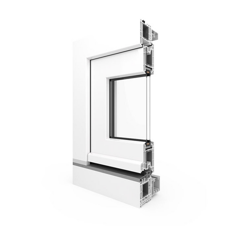 Aluplast Kunststoff Falt-Schiebe-System Profilsystem: Falttürsystem Aluplast Kunststoff Falt-Schiebe-System Profilsystem: Falttürsystem