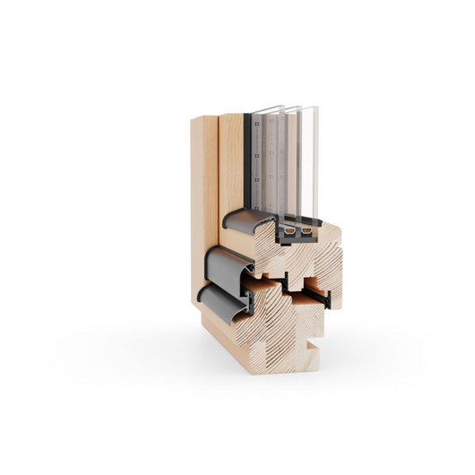 Eko Okna Holz Fenster Profilsystem: Naturo 80 Eko Okna Holz Fenster Profilsystem: Naturo 80