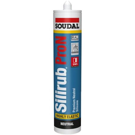 Soudal Silirub Pro N – Premium-Bausilikon für Fenster-, Tür- und Anschlussfugen Soudal Silirub Pro N – Premium-Bausilikon für Fenster-, Tür- und Anschlussfugen