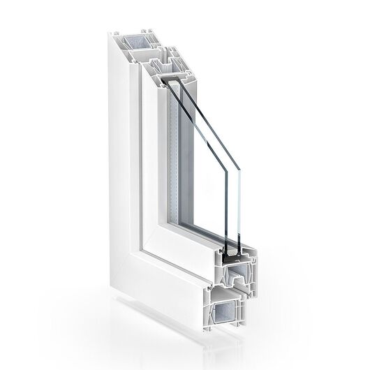 Kömmerling Kunststoff Fenster Profilsystem: Standard 70 AD Kunststoff Fenster Standard 70 AD 90004-001